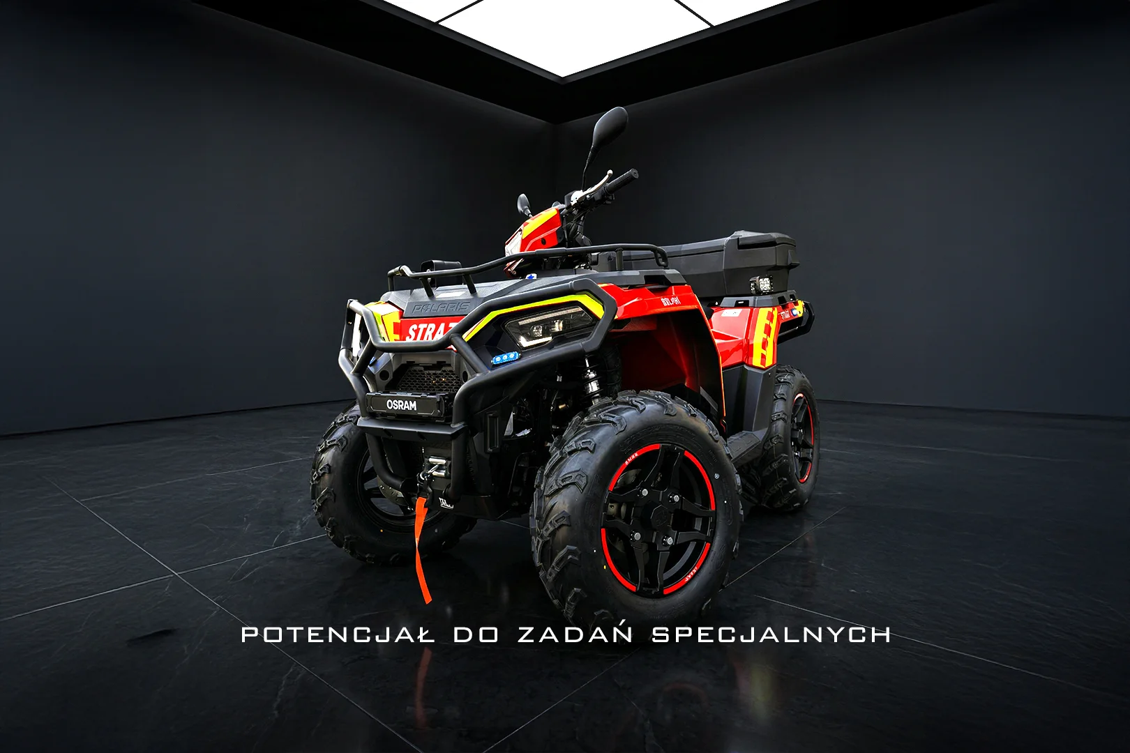 Sportsman 570 - idealny quad dla jednostek PSP i OSP